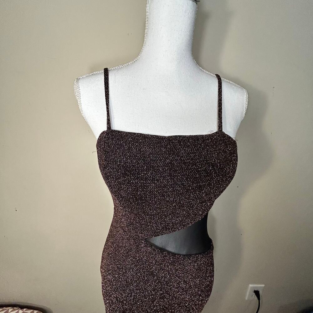 B. Darlin , V-neck, Spaghetti Strap Sequin Mini Dress-Size 11/12 - Picture 10 of 16